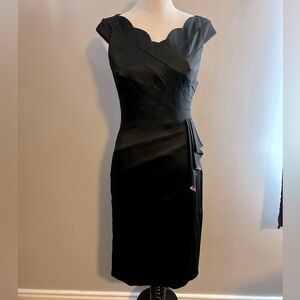 Jax sateen with leopard print embellishment. Size 6